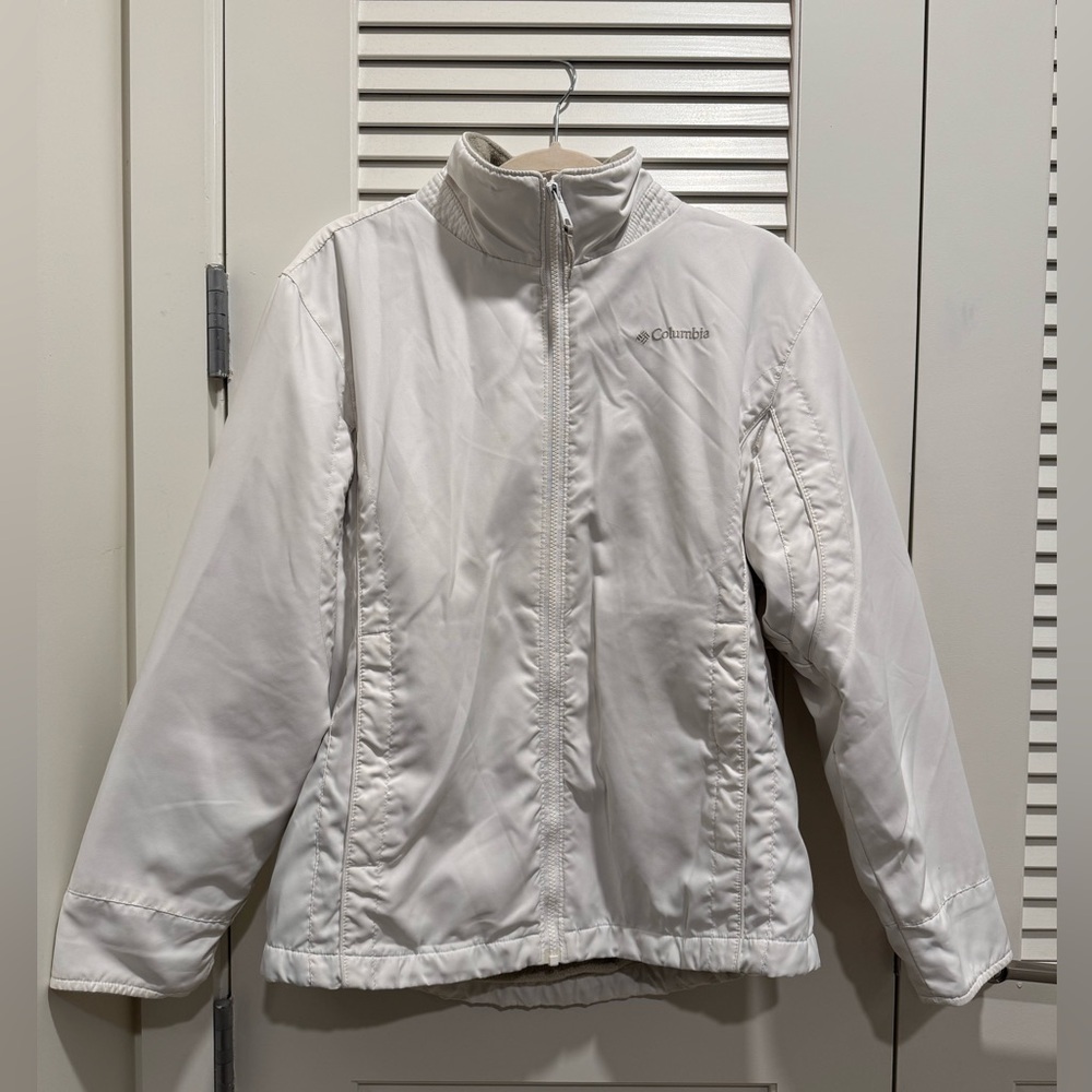 Columbia White Jacket Sherpa Lined